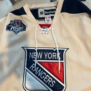 Authentic Reebok NY Rangers Winter Classic 2012 Richards #19 Jersey Size 52 NHL